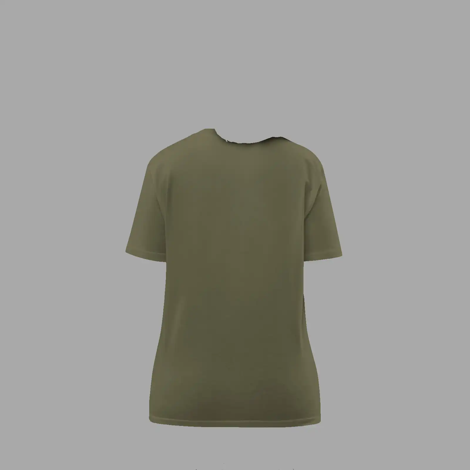 Unisex Organic Cotton T-Shirt Cauldron Angel Khaki - Image 4