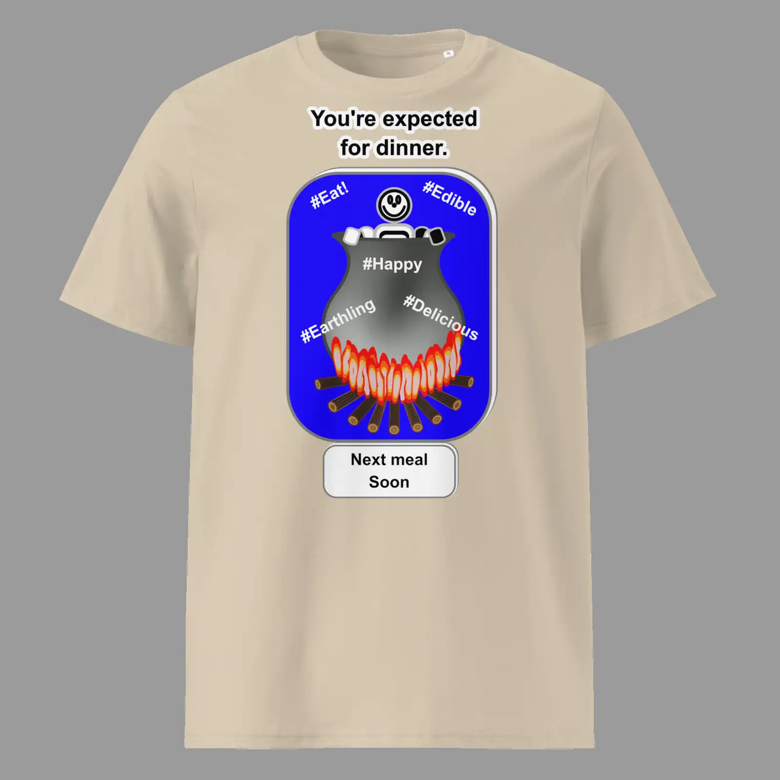 Unisex Organic Cotton T-Shirt Cauldron Martian Desert Dust