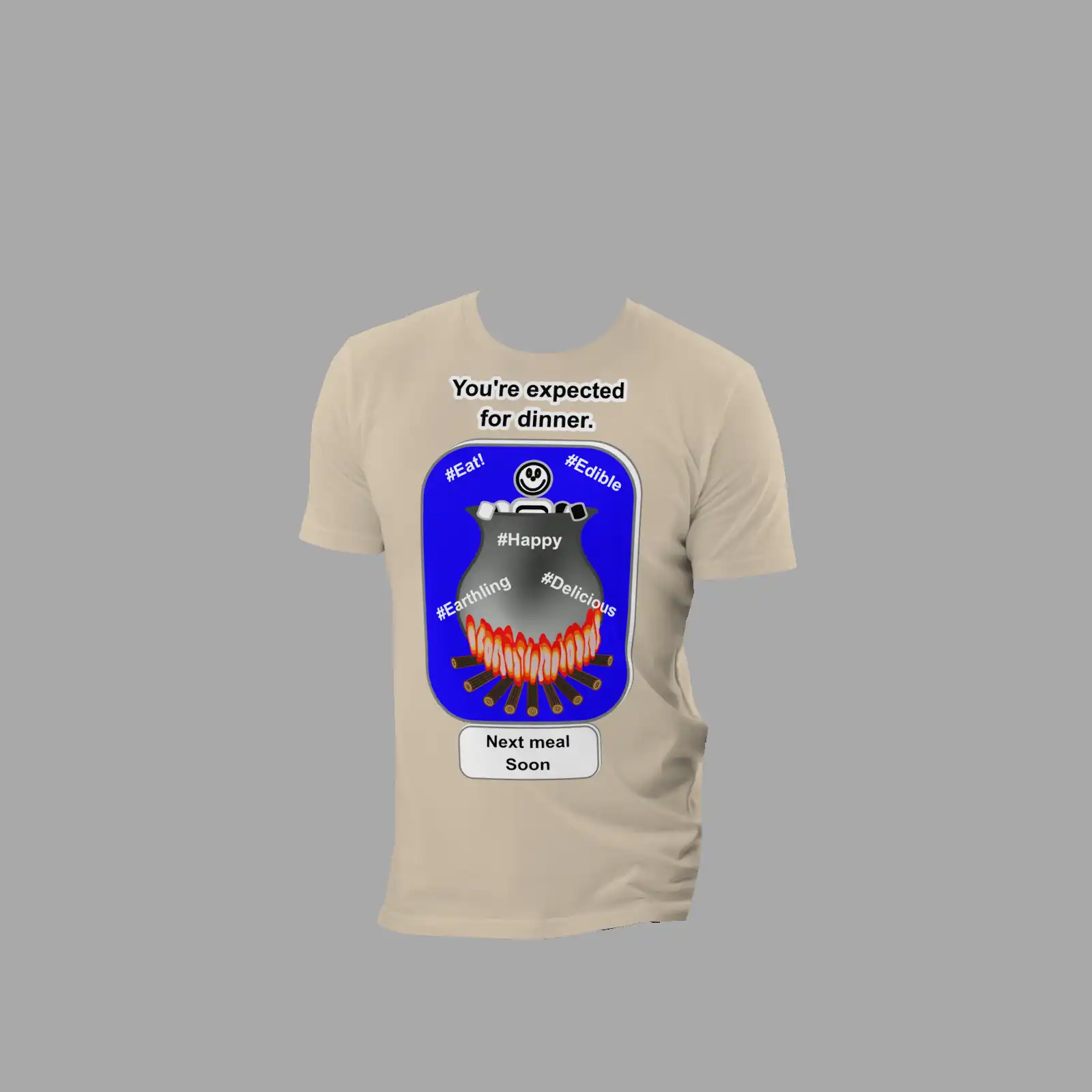 Unisex Organic Cotton T-Shirt Cauldron Martian Desert Dust - Image 3