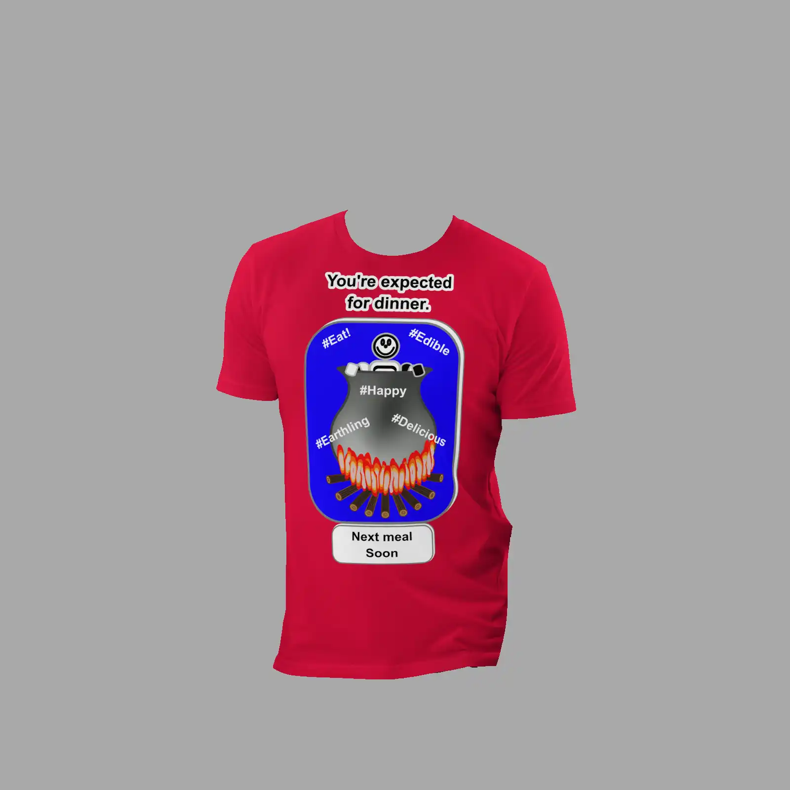 Unisex Organic Cotton T-Shirt Cauldron Martian Red - Image 3