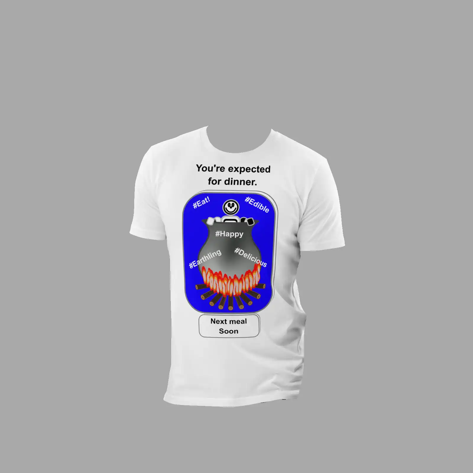 Unisex Organic Cotton T-Shirt Cauldron Martian White - Image 3