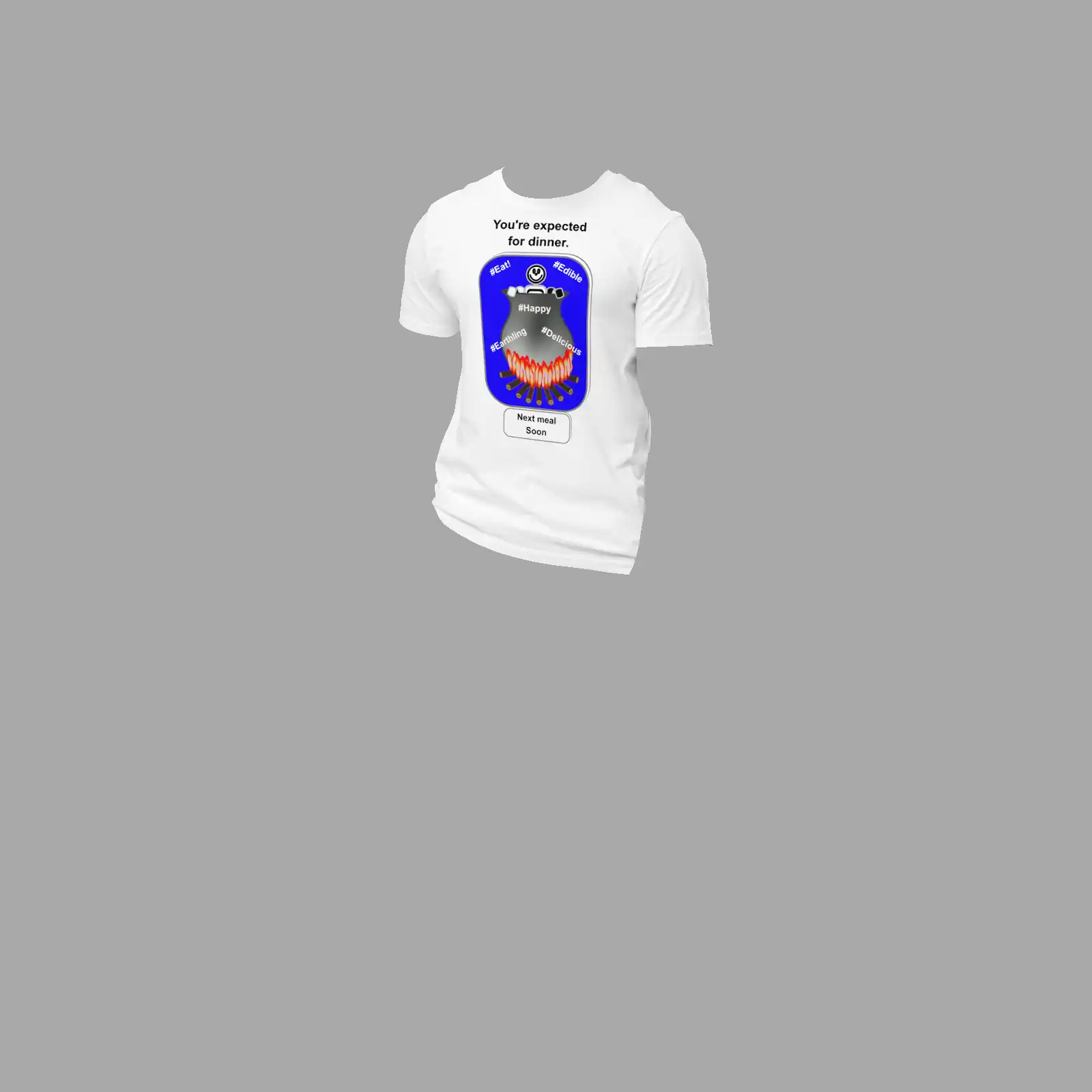 Unisex Organic Mid-Weight T-Shirt Cauldron Martian White - Image 3